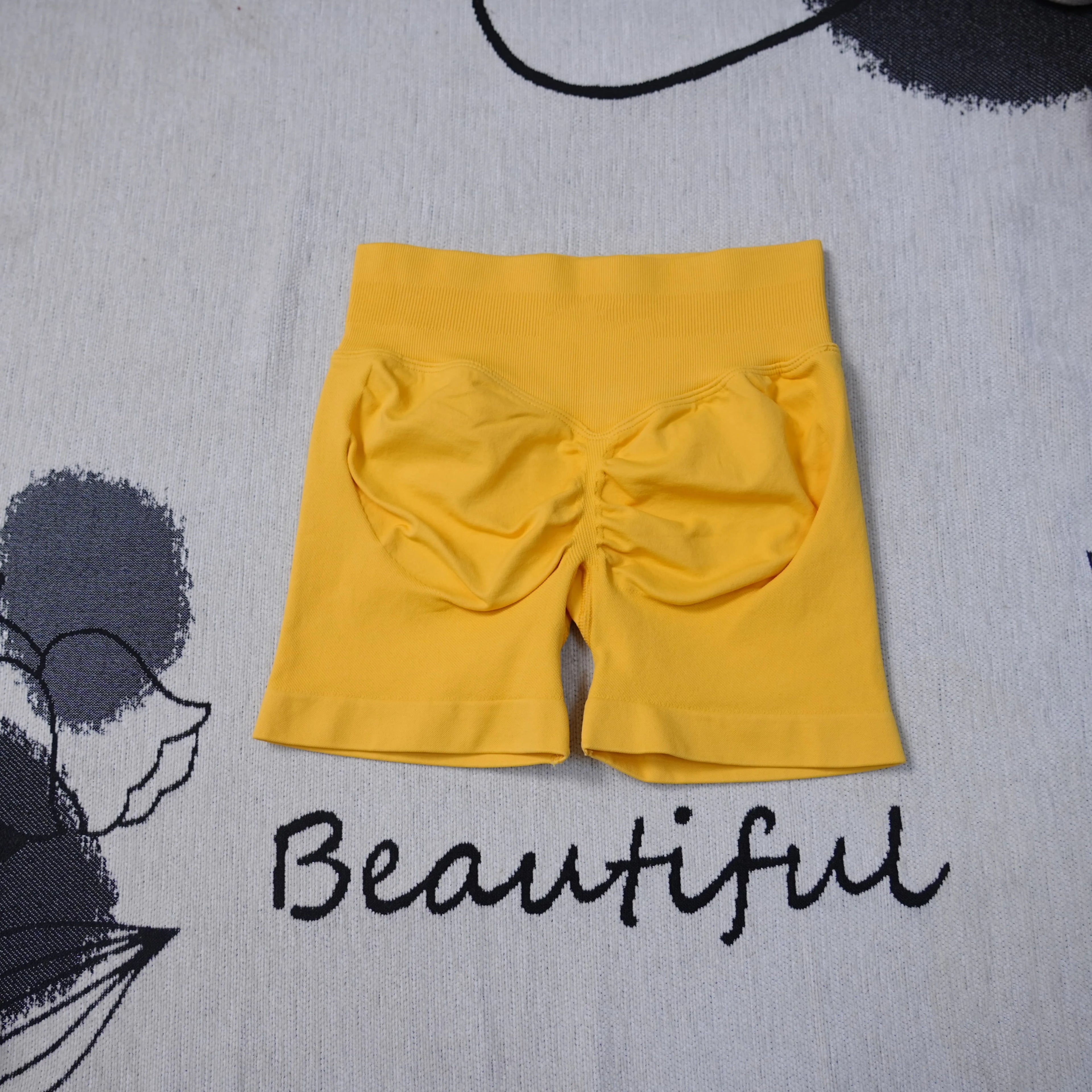 DF Dynamic Shorts 4.5" Women's Seamless Yoga Shorts High Waisted Butt Lifting Breathable Workout Gym Running Comfort