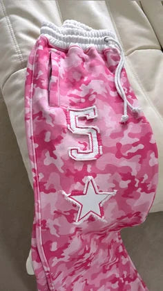 Pink Letter Graphic Zipper Sportswear Clothes  Y2K FashionWomen's Casual Short Top Set Sweatshirt Loose Sport Pants