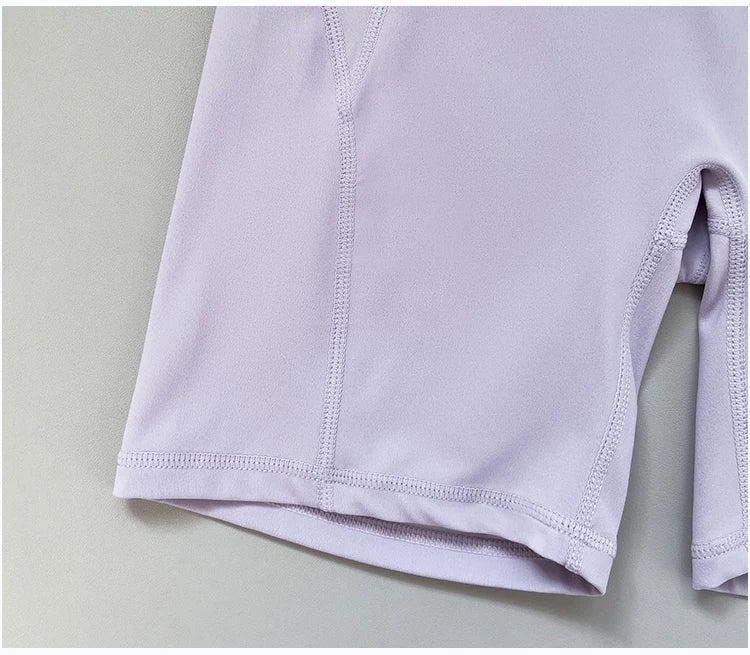 High waisted and hip lifting peach hip sports shorts for women in summer  feeling yoga and fitness pants for running and cycling