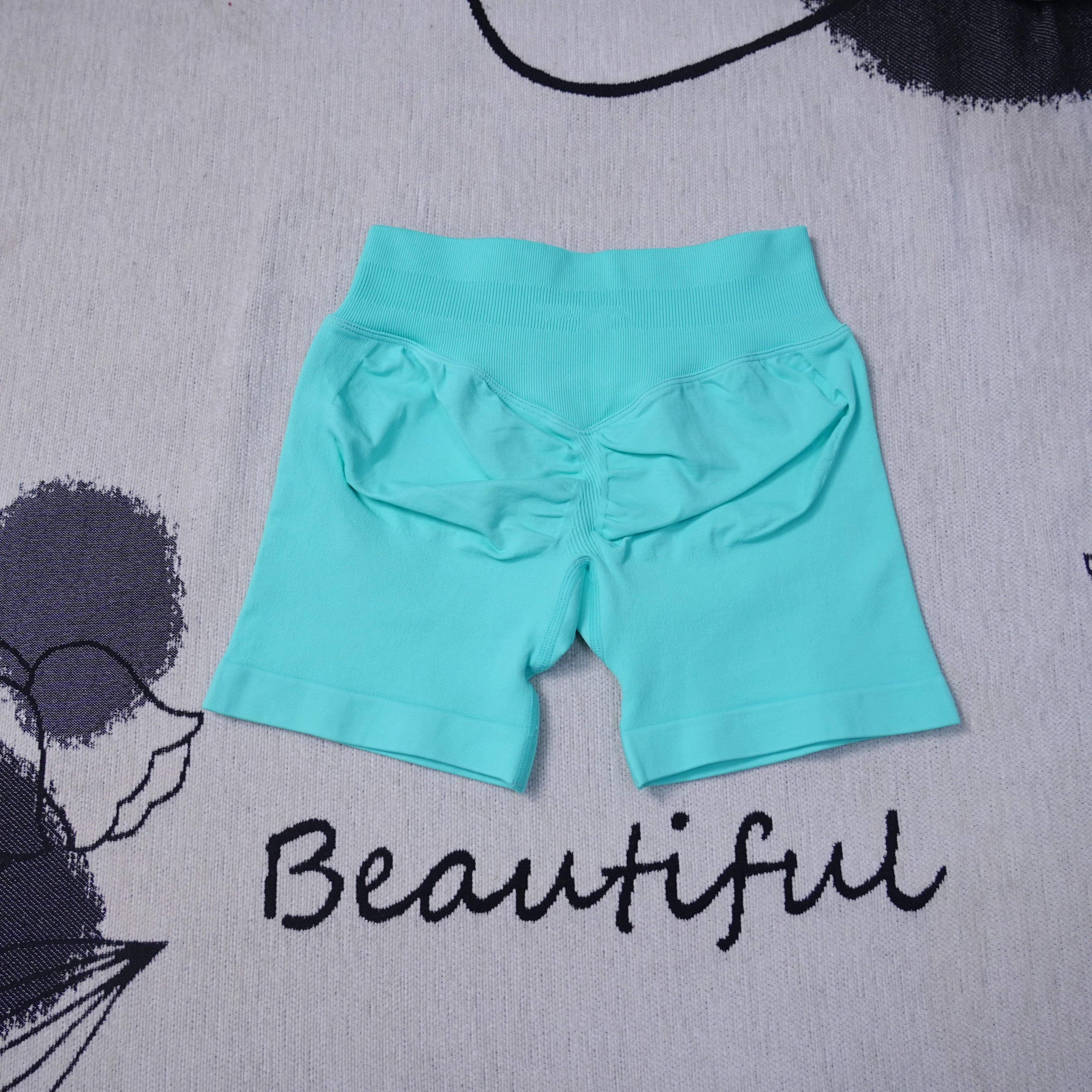 DF Dynamic Shorts 4.5" Women's Seamless Yoga Shorts High Waisted Butt Lifting Breathable Workout Gym Running Comfort