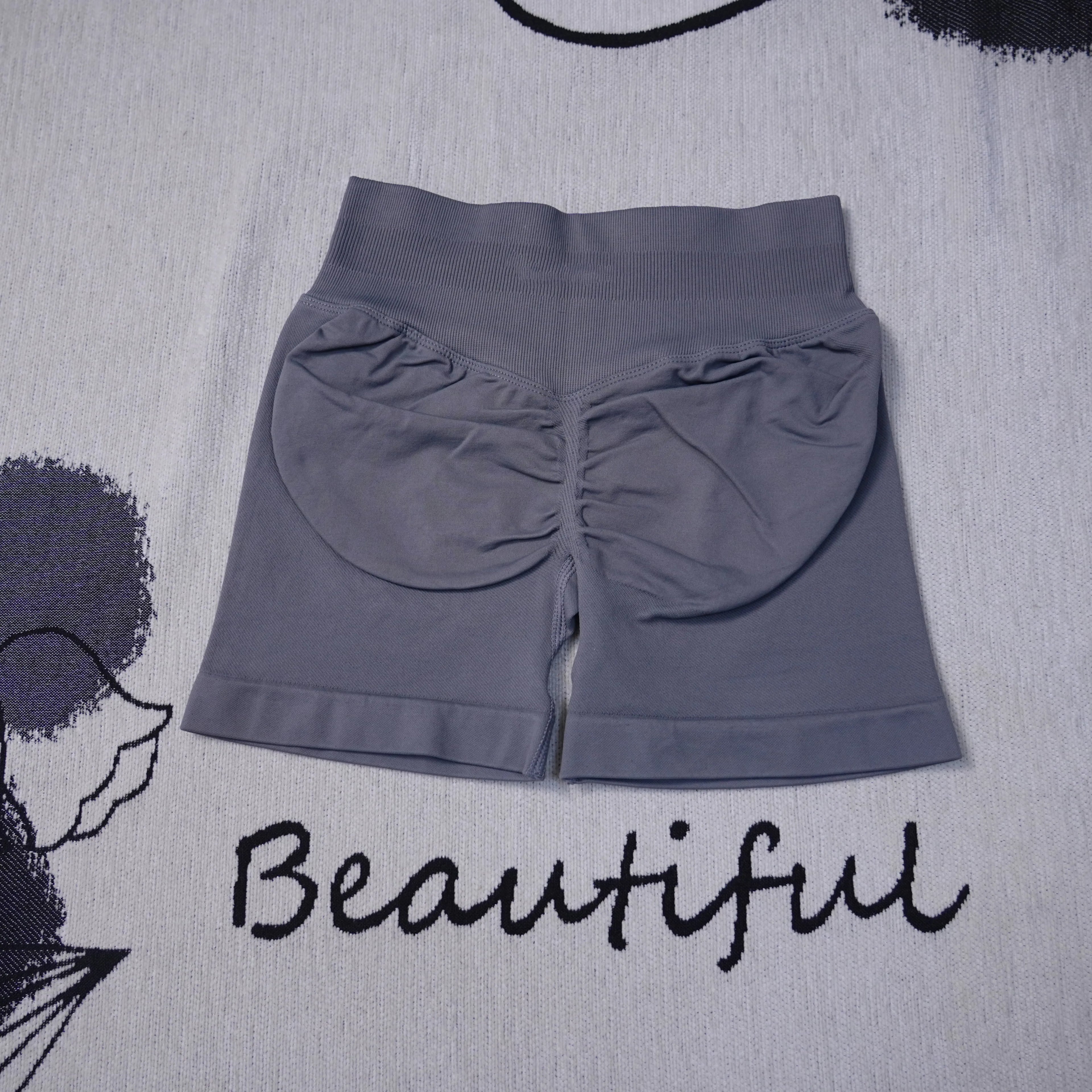 DF Dynamic Shorts 4.5" Women's Seamless Yoga Shorts High Waisted Butt Lifting Breathable Workout Gym Running Comfort