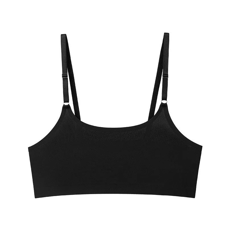 ZXYOUPING Ice Silk Seamless Bra Beauty Back Sports Yoga Bra Top No Chest Pad Wireless Bra Plus Size Underwear