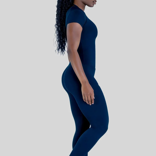 2 Pieces Impact Sports Sets  Short Sleeve Seamless Yoga Top Fitness Set Women Workout Running Sports Leggings Gym Suit