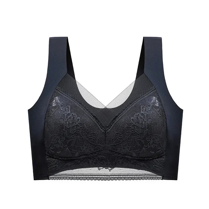 Women's Outdoor Sports Fitnes  Anti Glare Bra Four Season Large Size Vest Style Underwear Sexy Lingerie Bras  Bustier Active Bra