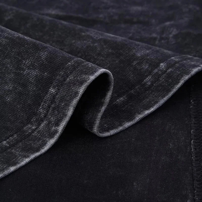 Fashion HXH Printed Anime Washed Tanks 2025 Summer Sleeveless Vests Vintage Back Print Tank Tops Camping & Hiking Wear T-shirts