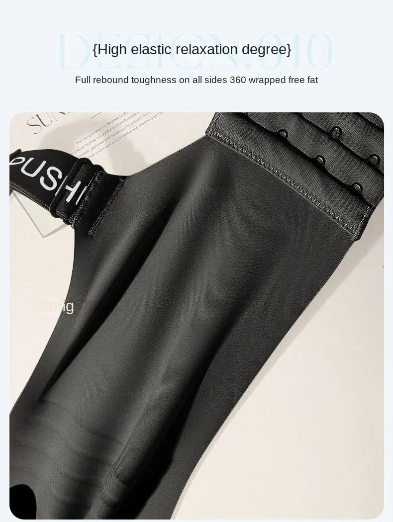 MOYISU JPN UK Full Cup Big Bra with Small Bra Women's Summer Thin Collection Breast Anti-sag Plus Size Seamless Sports Bra M-3XL