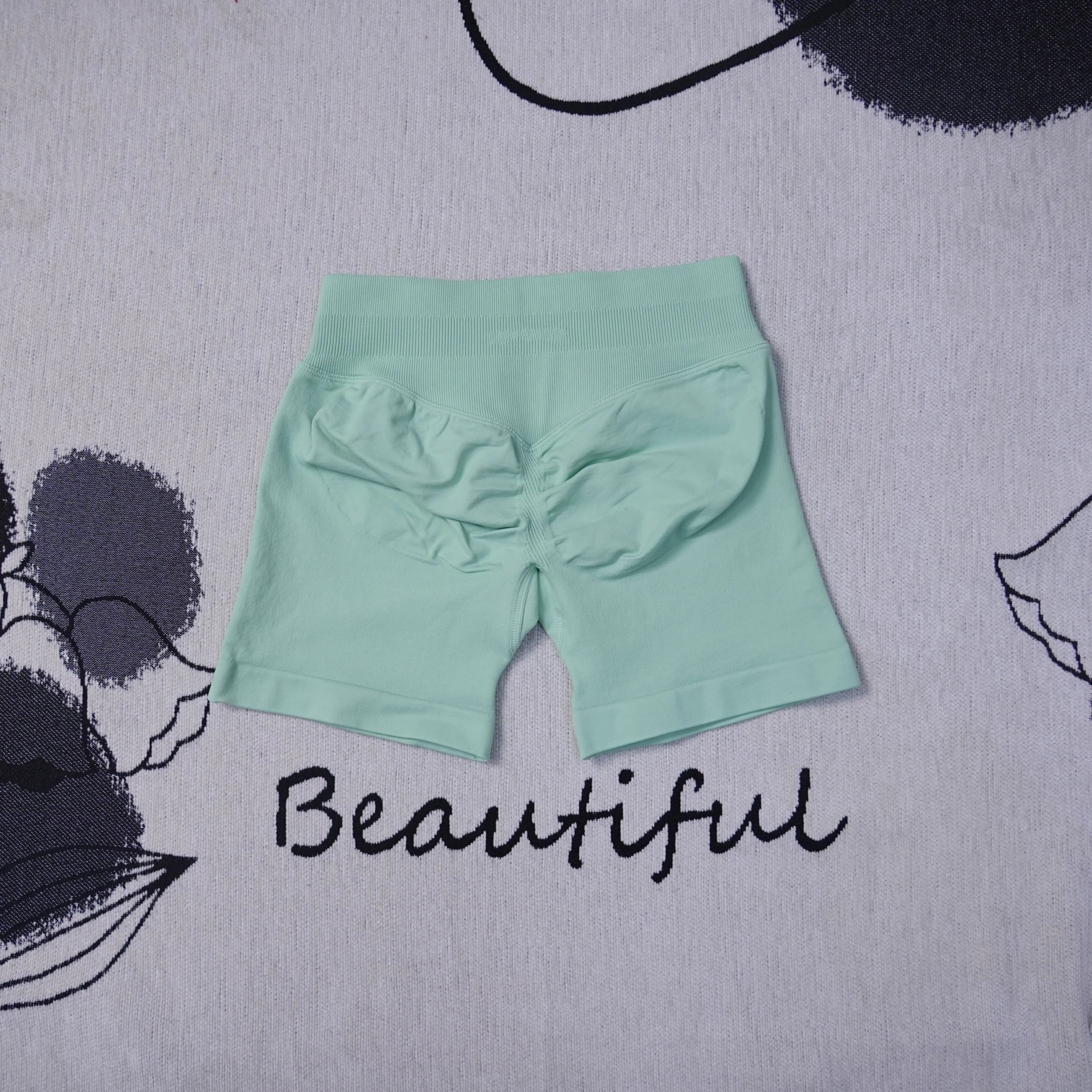 DF Dynamic Shorts 4.5" Women's Seamless Yoga Shorts High Waisted Butt Lifting Breathable Workout Gym Running Comfort