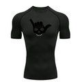 Skeleton Print 2026 Men's Sports T-shirt Training Fitness Compression Workout T-Shirt Men's T-shirt Gym Wear