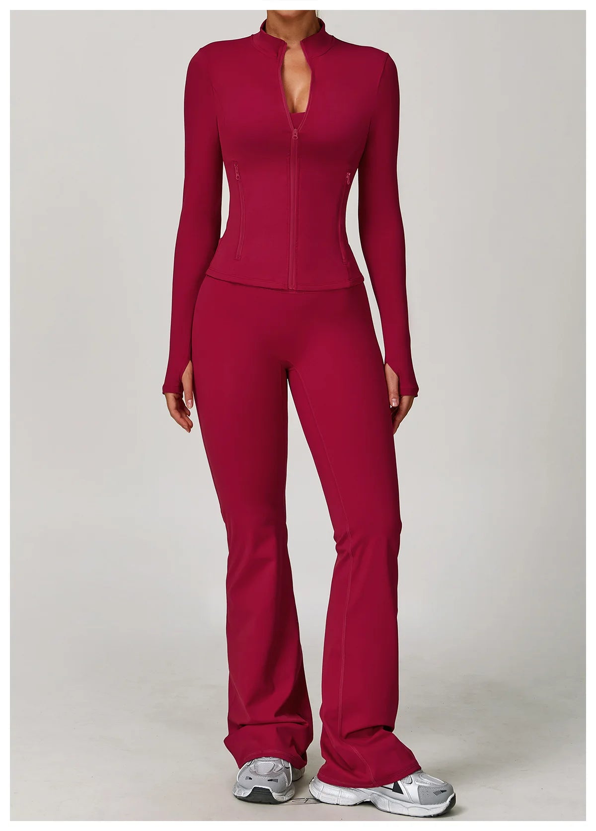 2/3PCS Yoga Suit Sports Set Gym Set Women Tracksuit Running Workout Clothes Long Sleeve Sports Bra Athletic Wear Yoga Clothing