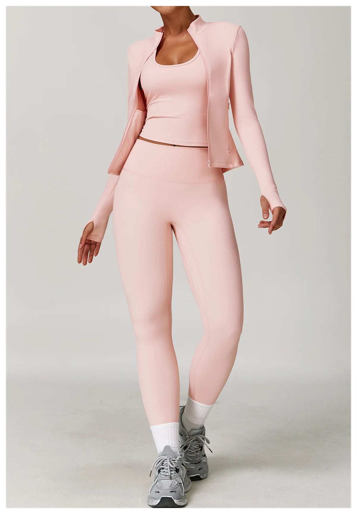 2/3PCS Yoga Suit Sports Set Gym Set Women Tracksuit Running Workout Clothes Long Sleeve Sports Bra Athletic Wear Yoga Clothing