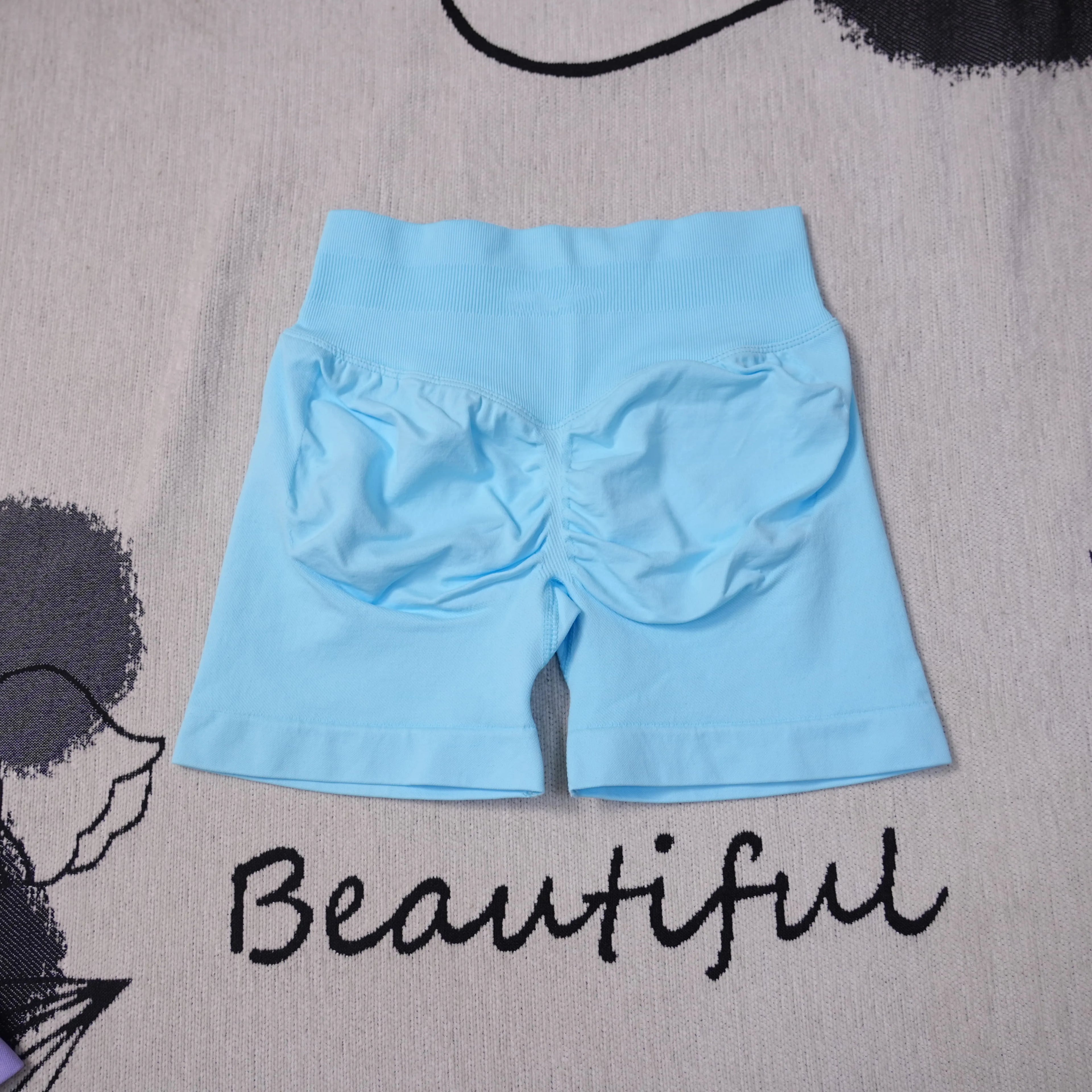 DF Dynamic Shorts 4.5" Women's Seamless Yoga Shorts High Waisted Butt Lifting Breathable Workout Gym Running Comfort