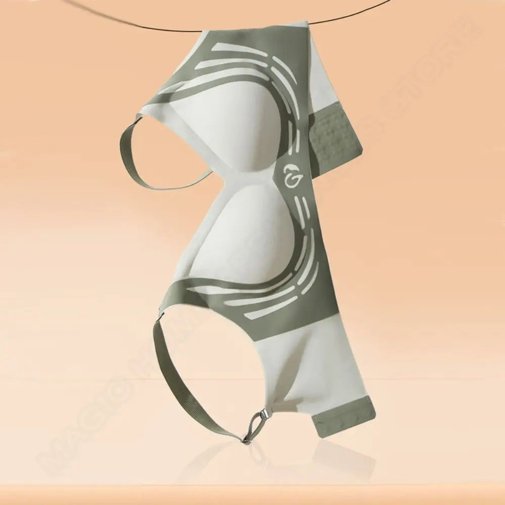 Soft Seamless Wireless Deep V Bra Shockproof Close-fitting Brassiere for Women Lingerie No Trace Push Up Underwear Running