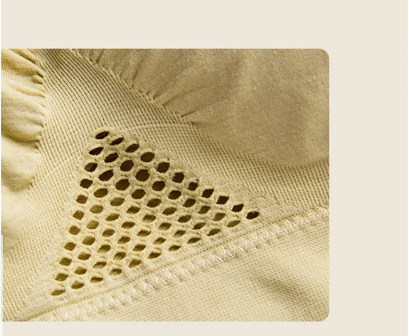 Breathable Sports Bra Top Fitness Women Brassiere Removable Padded Sport Bra Running Gym Seamless Push Up Bras