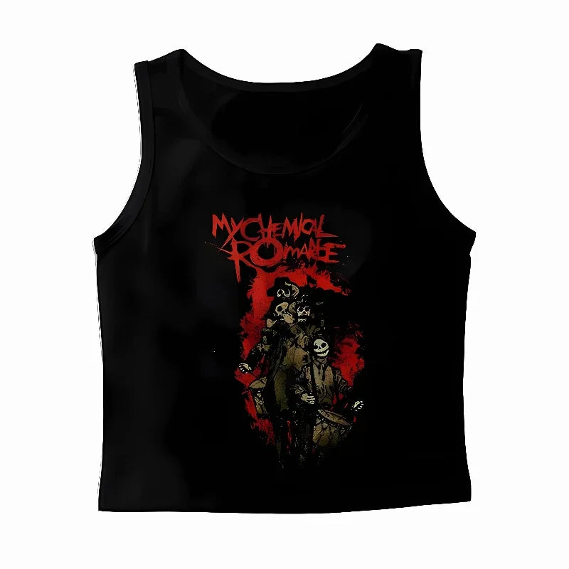 Fairycore T-shirt 90s Emo Girl Y2k Aesthetic Punk Crop Top Slim Fit Harajuku Retro Sexy Streetwear Letter Printed Sexy Clothes