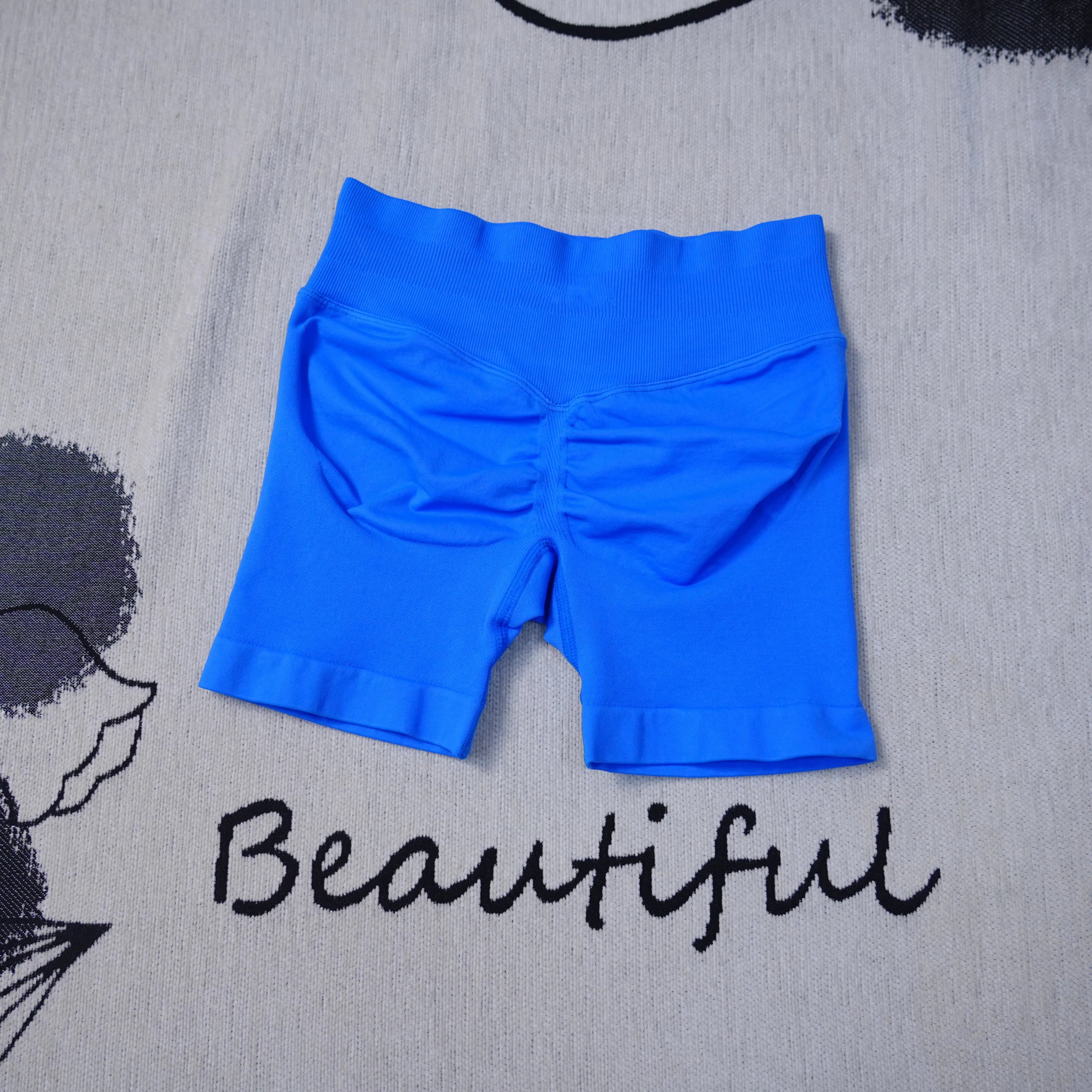 DF Dynamic Shorts 4.5" Women's Seamless Yoga Shorts High Waisted Butt Lifting Breathable Workout Gym Running Comfort