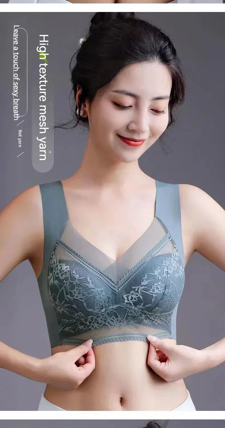 Women's Outdoor Sports Fitnes  Anti Glare Bra Four Season Large Size Vest Style Underwear Sexy Lingerie Bras  Bustier Active Bra