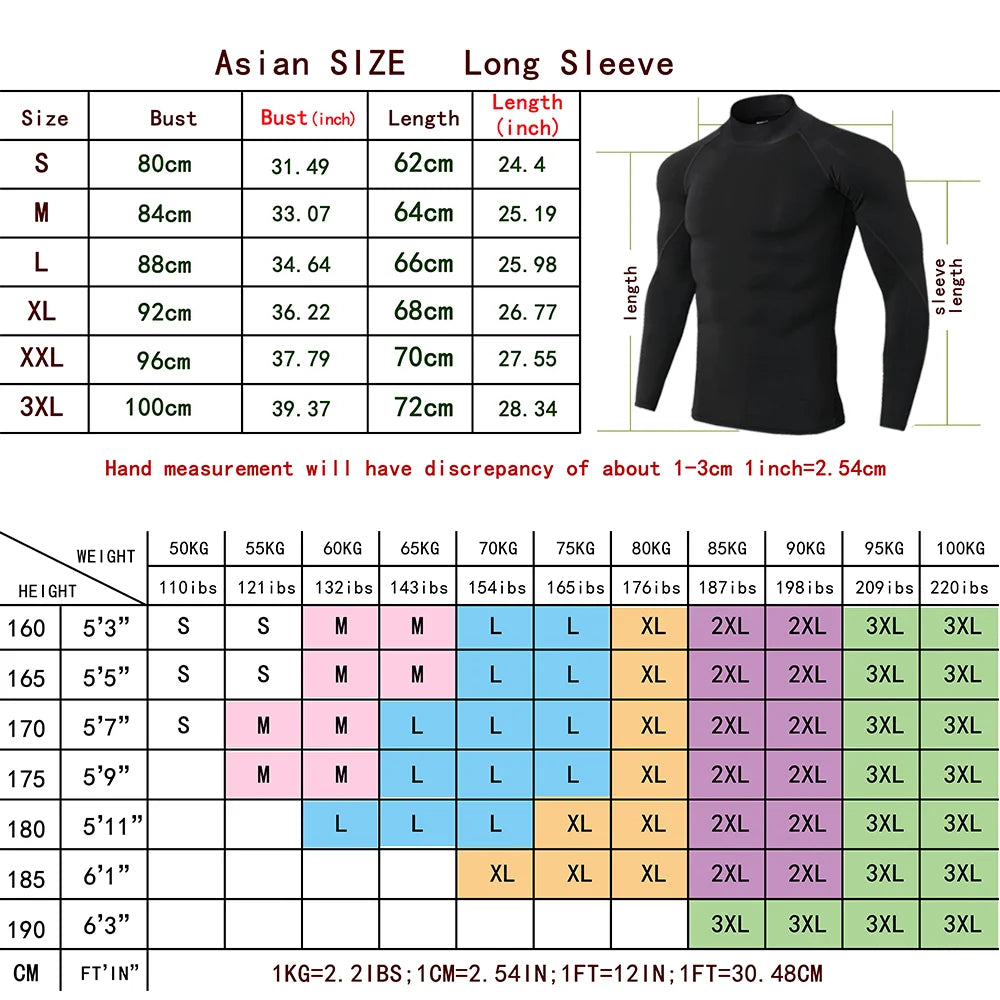 Y2K Men's Workout Compression Shirt Turtleneck Long Sleeve Hight Neck Rash Guard Gym Base Layer Athletic Gear Sports Shirts Men