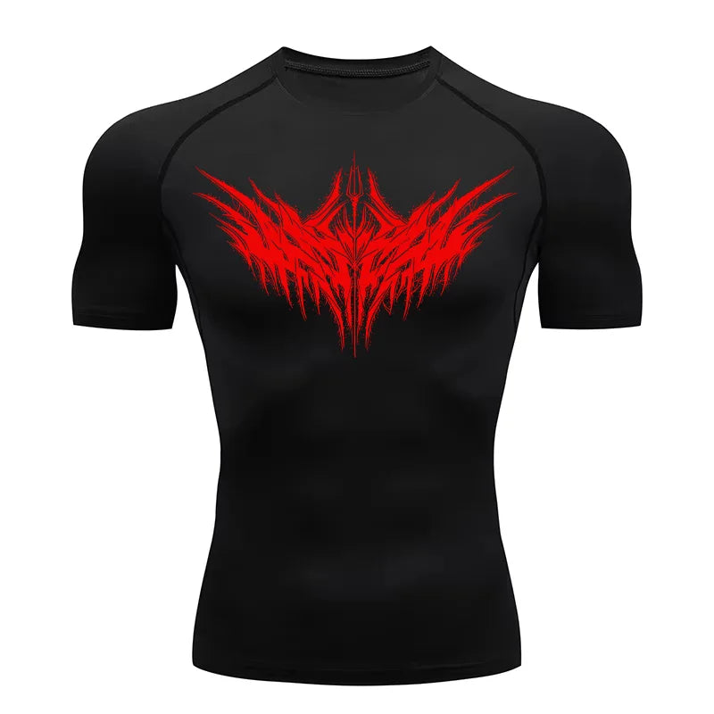 Y2K Compression Shirt Men Fitness Gym Sport Running T-Shirt Rashgard Tops Tee Quick Dry Short Sleeve T-Shirt For Men 933