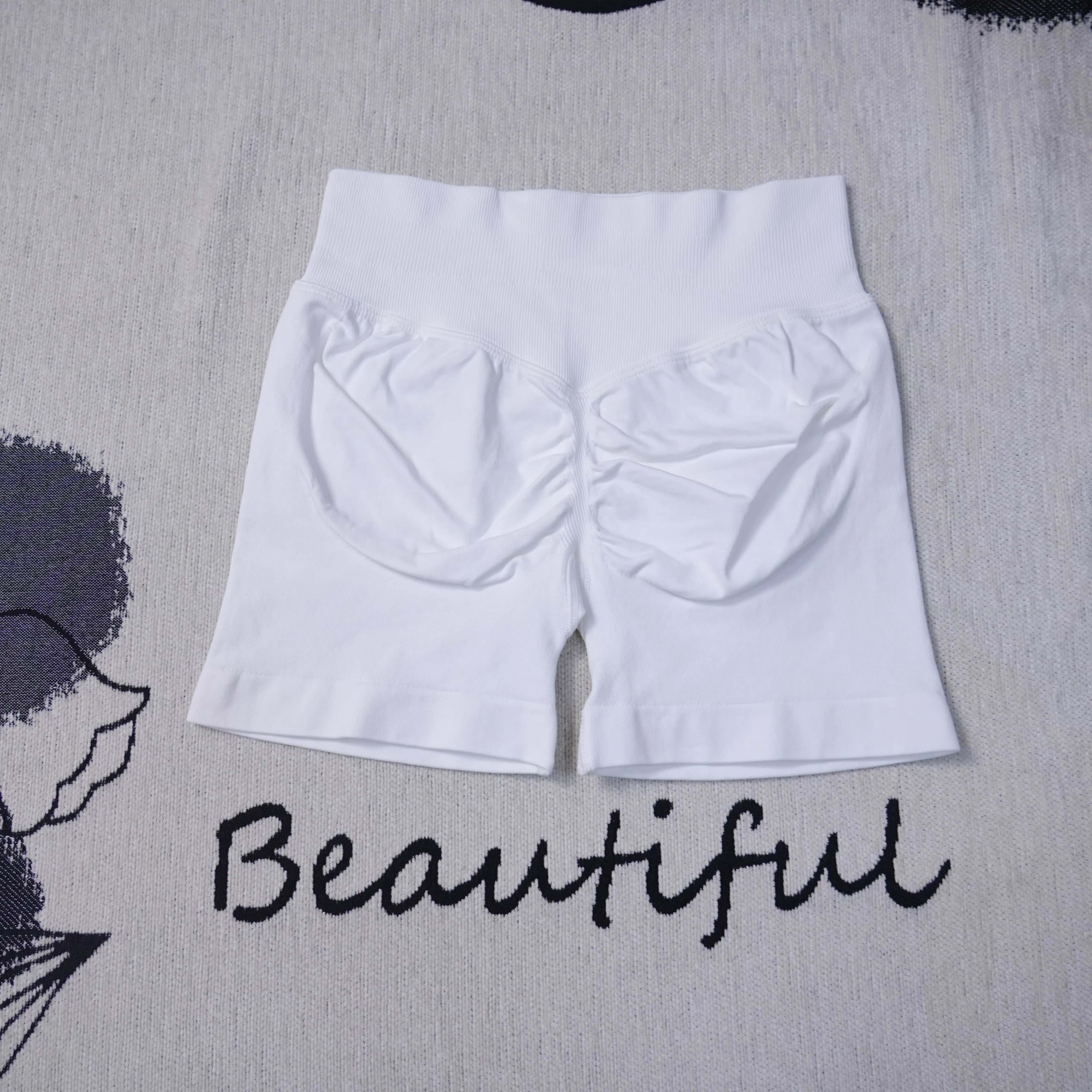 DF Dynamic Shorts 4.5" Women's Seamless Yoga Shorts High Waisted Butt Lifting Breathable Workout Gym Running Comfort