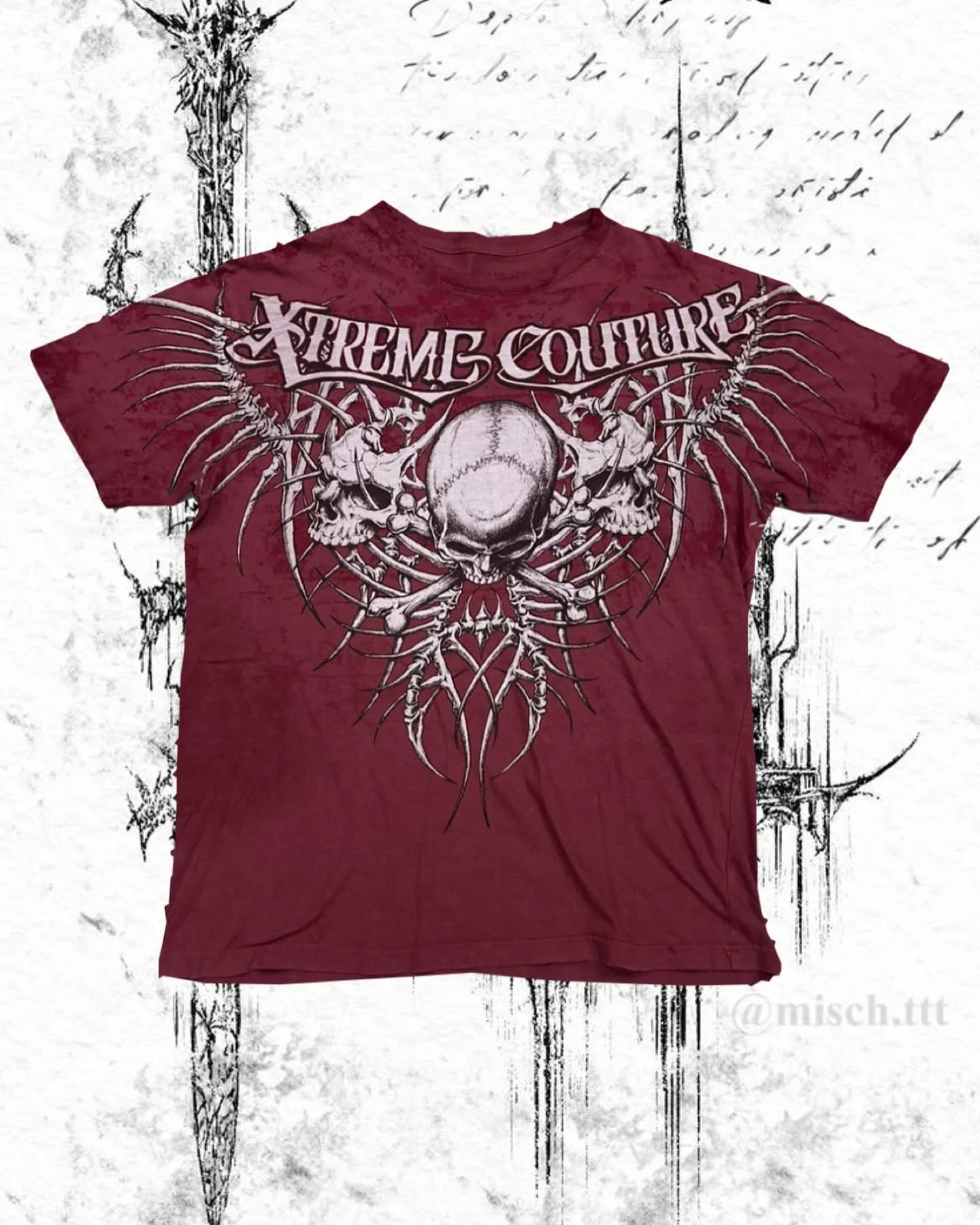 Affliction Out Of Print Short Sleeves Woman Hip Hop Black T Shirt Couple Y2K High Street Pure Cotton Tops Aesthetic Clothes