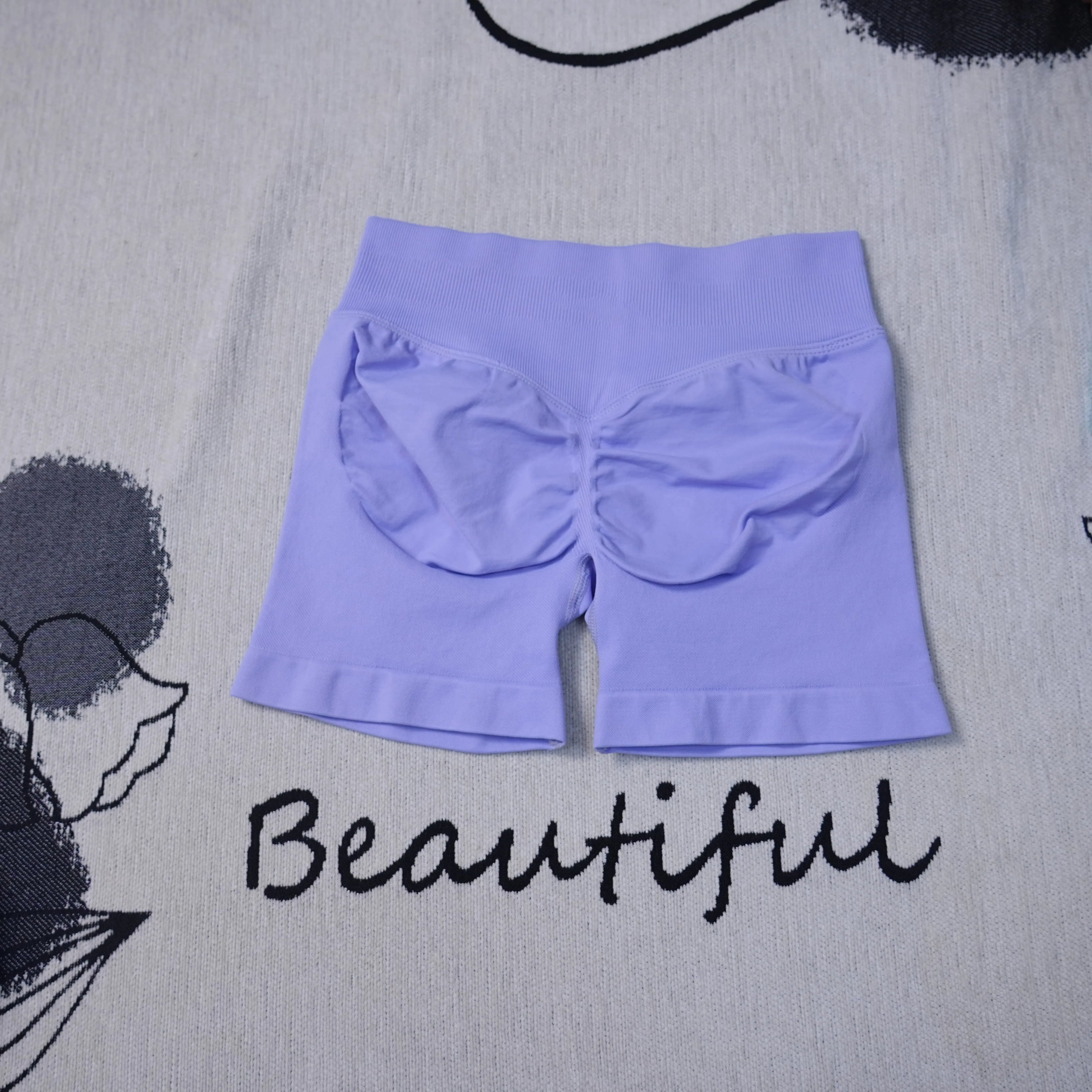 DF Dynamic Shorts 4.5" Women's Seamless Yoga Shorts High Waisted Butt Lifting Breathable Workout Gym Running Comfort