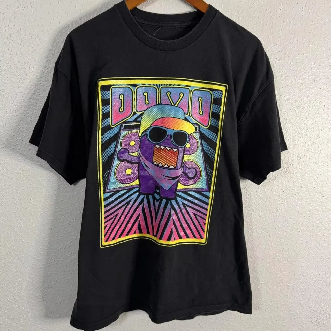 2025 Summer Rhinestone Funny Pattern Daily T-Shirts Men and Women Simple Color Block Versatile Gothic Short-Sleeves Loose Tees