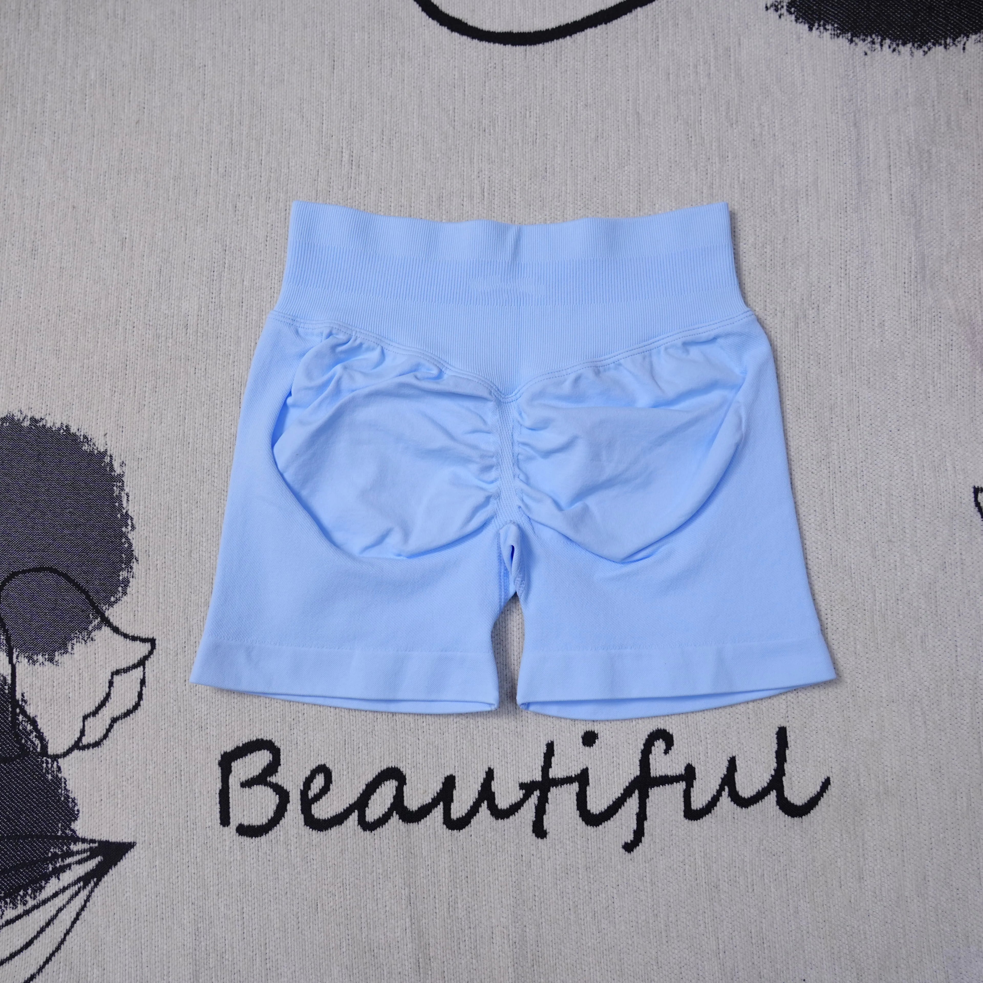 DF Dynamic Shorts 4.5" Women's Seamless Yoga Shorts High Waisted Butt Lifting Breathable Workout Gym Running Comfort