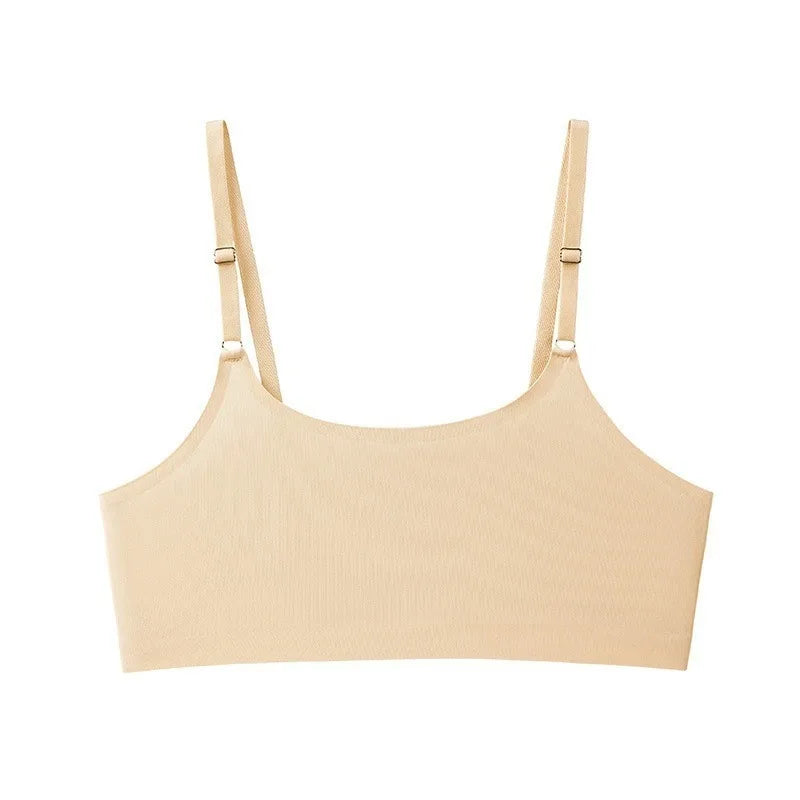 ZXYOUPING Ice Silk Seamless Bra Beauty Back Sports Yoga Bra Top No Chest Pad Wireless Bra Plus Size Underwear