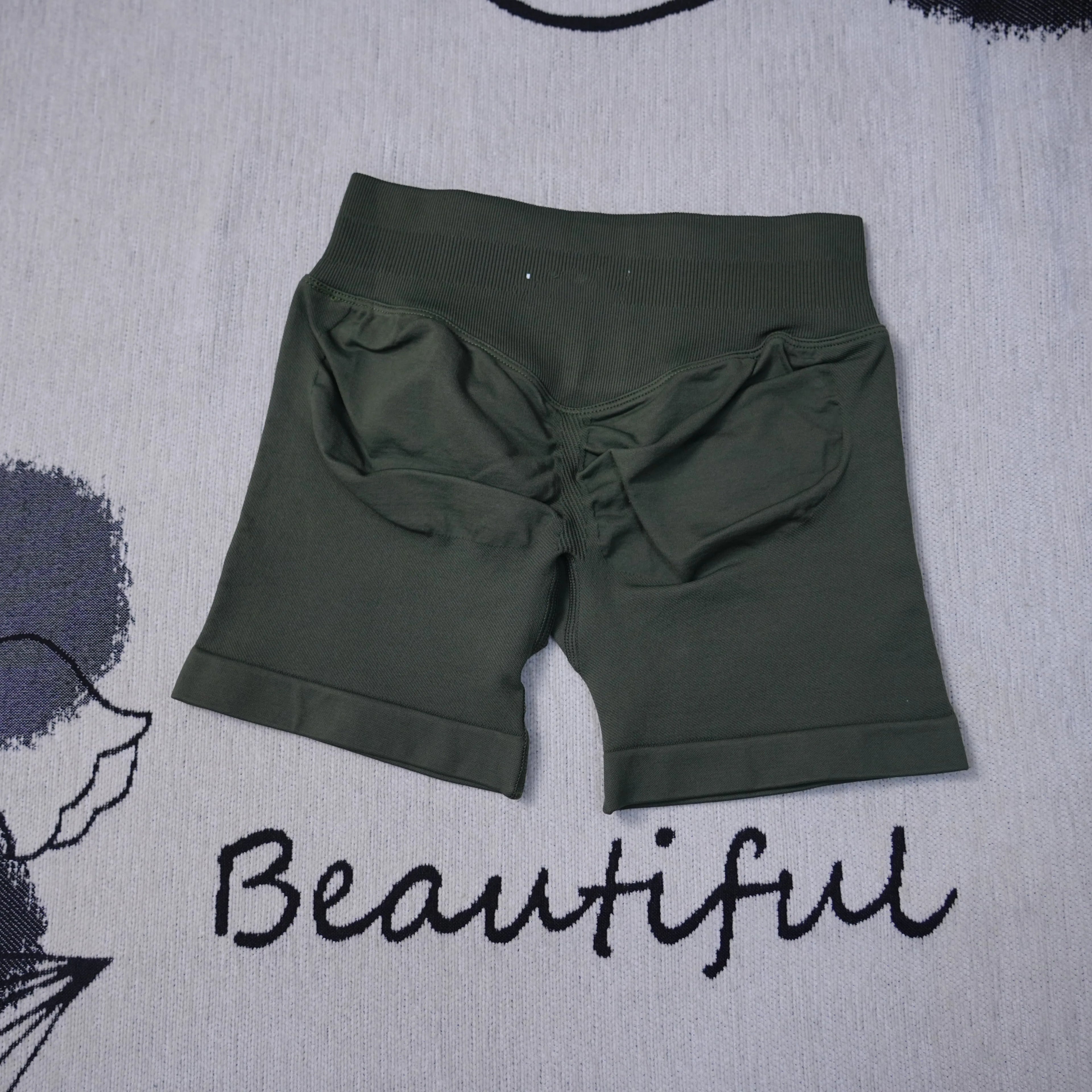 DF Dynamic Shorts 4.5" Women's Seamless Yoga Shorts High Waisted Butt Lifting Breathable Workout Gym Running Comfort