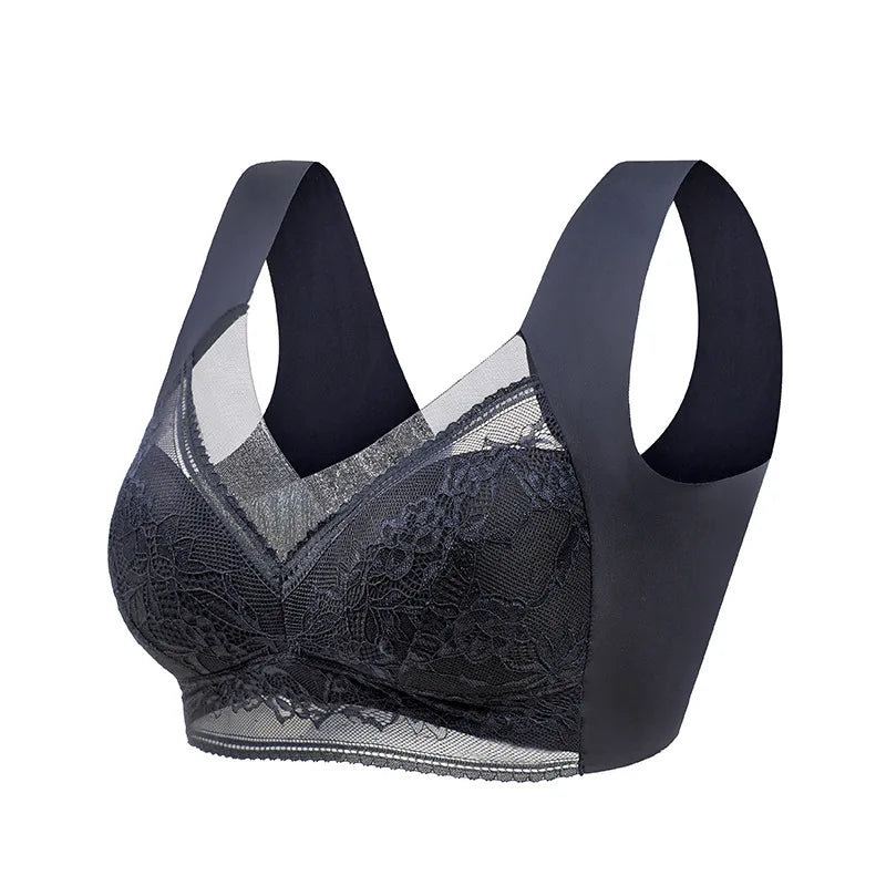 Women's Outdoor Sports Fitnes  Anti Glare Bra Four Season Large Size Vest Style Underwear Sexy Lingerie Bras  Bustier Active Bra