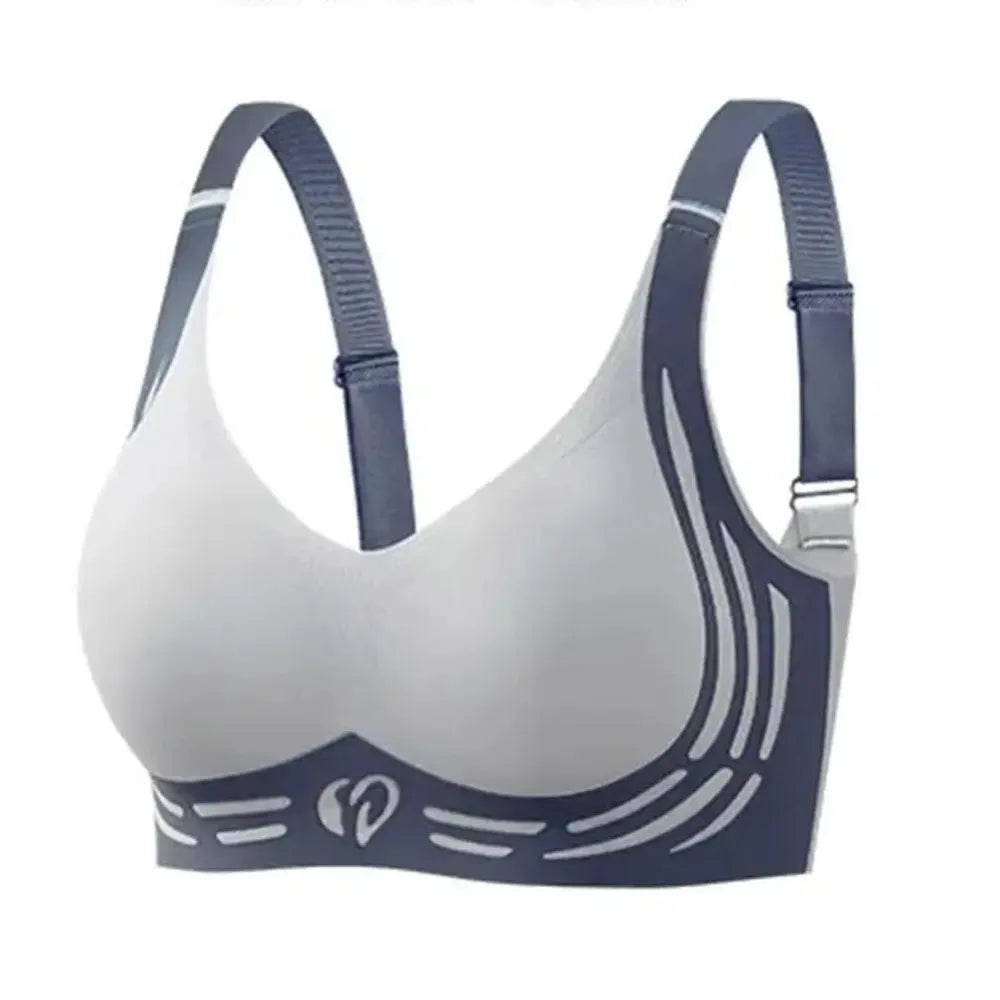 Soft Seamless Wireless Deep V Bra Shockproof Close-fitting Brassiere for Women Lingerie No Trace Push Up Underwear Running