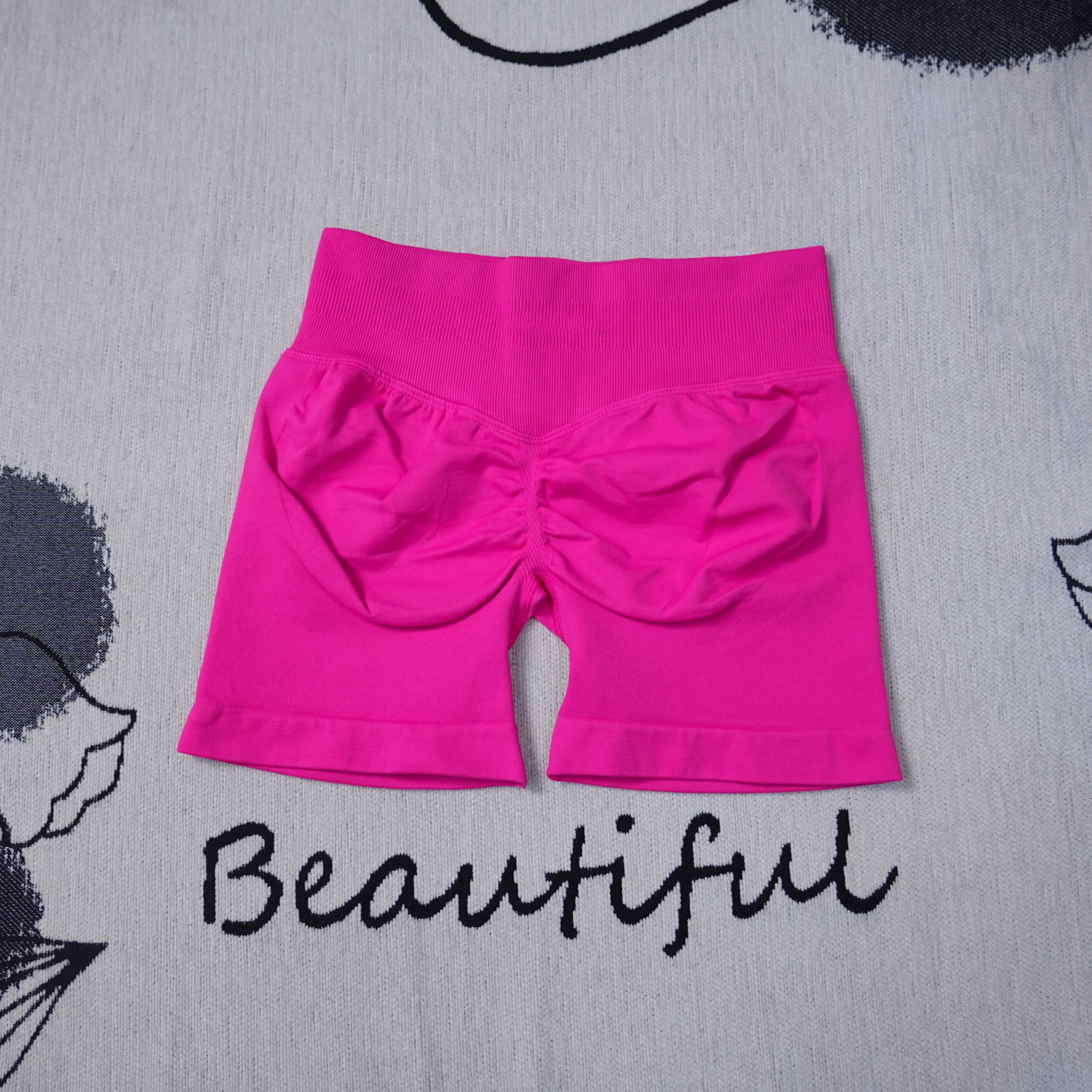 DF Dynamic Shorts 4.5" Women's Seamless Yoga Shorts High Waisted Butt Lifting Breathable Workout Gym Running Comfort