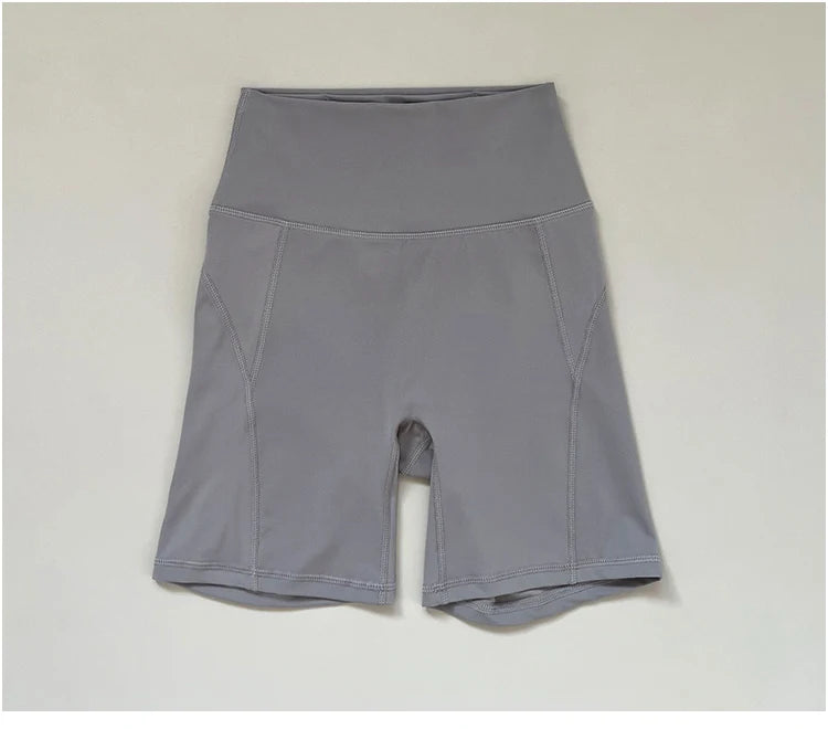 High waisted and hip lifting peach hip sports shorts for women in summer  feeling yoga and fitness pants for running and cycling