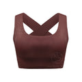 Fashionable seamless one-piece thin breathable sports bra sexy and beautiful back women's no steel ring cross shoulder strap br
