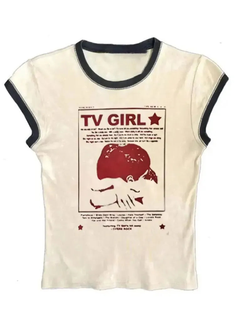 Y2k Printed Vest Strap for WOMEN'S Green Punk Short Sexy Corset Grunge Retro Cool Girl Gothic Fairycore Vest Sleeveless Emo