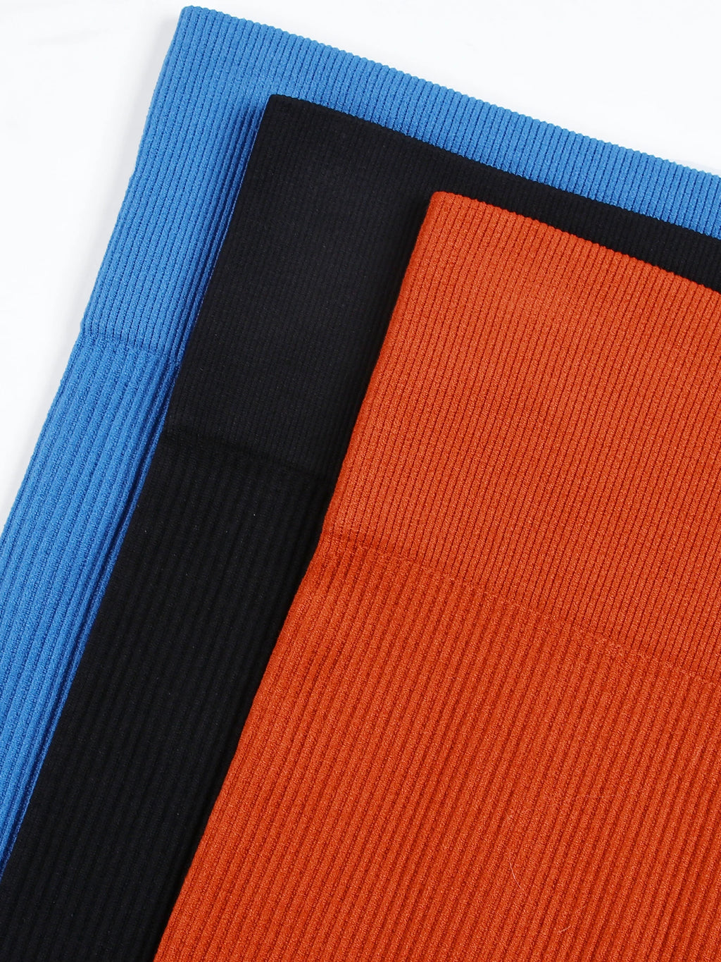 High Waisted Seamless Yoga Leggings, Ribbed Sportswear Tights, Fitness Apparel for Women, Gym and Casual Wear For Fall & Winter