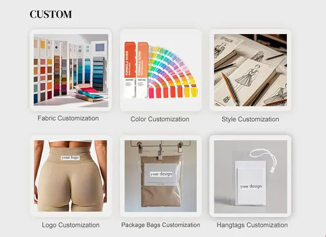 TEVEO 2 Pièces Ensemble De Sport Femme Leggings Vêtements D'Entraînement Ensemble De Soutien-gorge Sans Couture Scrunch Legging