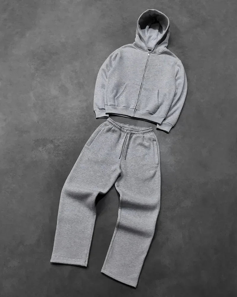 Y2k Men Clothing set Punk Street retroGothic tracksuit Harajuku Trend Hip Hop personality pattern embroidery oversized tracksuit